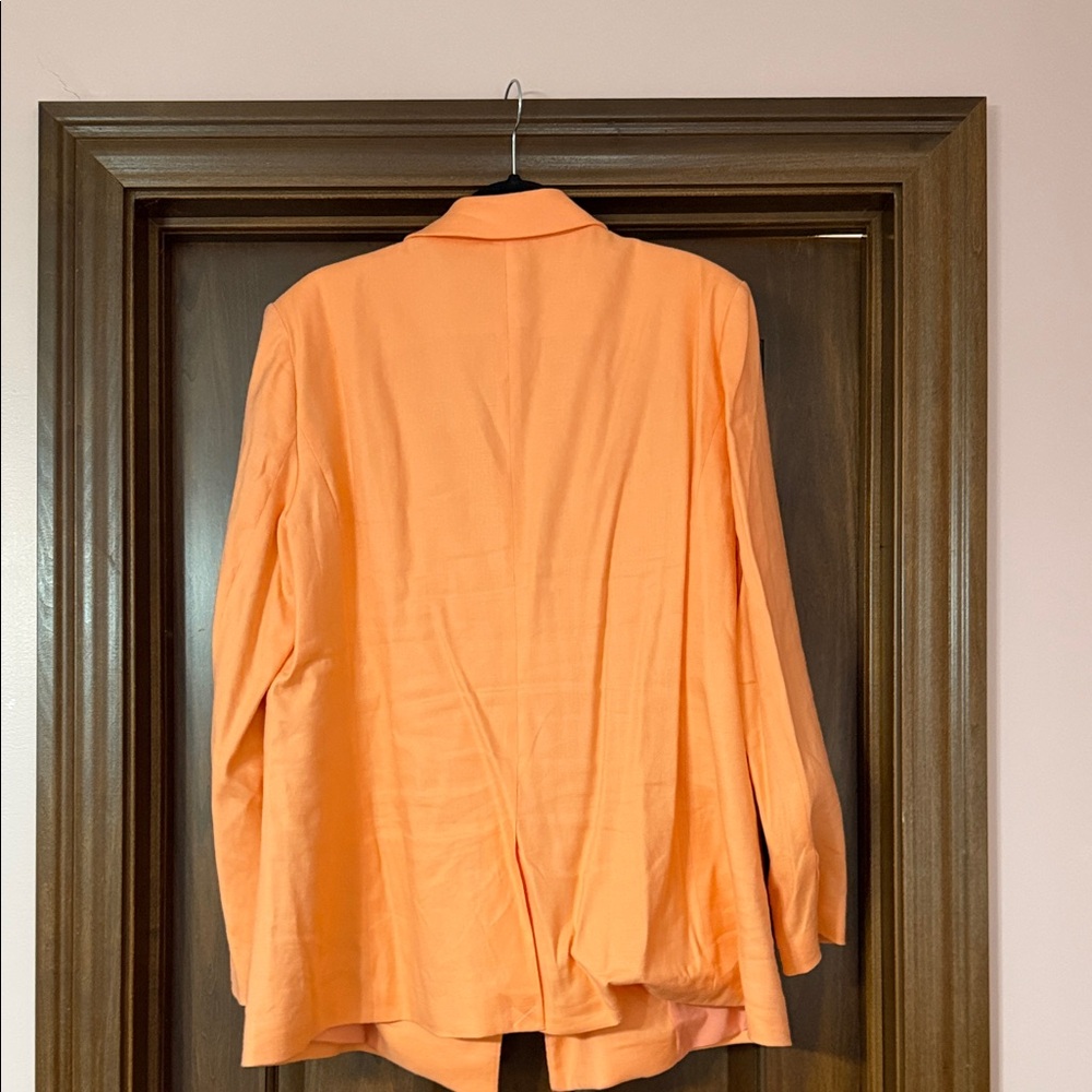 Ann Taylor Vibrant Orange Blazer - Picture 3 of 3